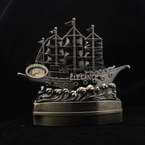 cendrier bateau metal